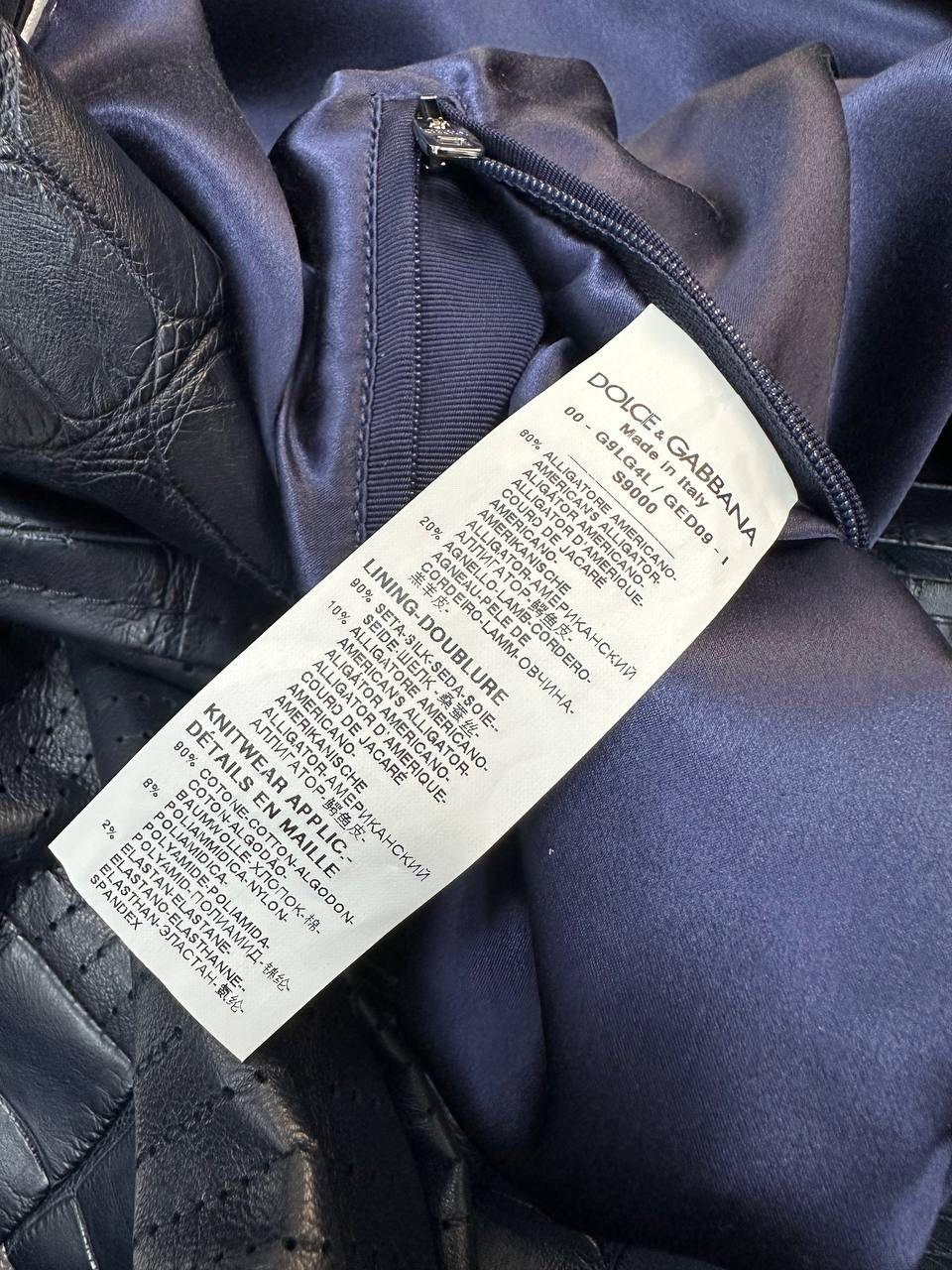 Dolce & Gabbana Alta Sartoria Marine Jacke Sz.48-50 (Schwarz) im Angebot