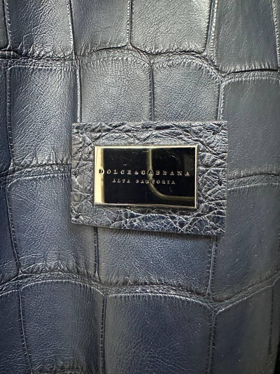 Dolce & Gabbana Alta Sartoria Marine Jacke Sz.48-50 im Zustand „Hervorragend“ im Angebot in Krakow, PL