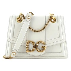 Dolce & Gabbana Amore Flap Shoulder Bag Leather Small