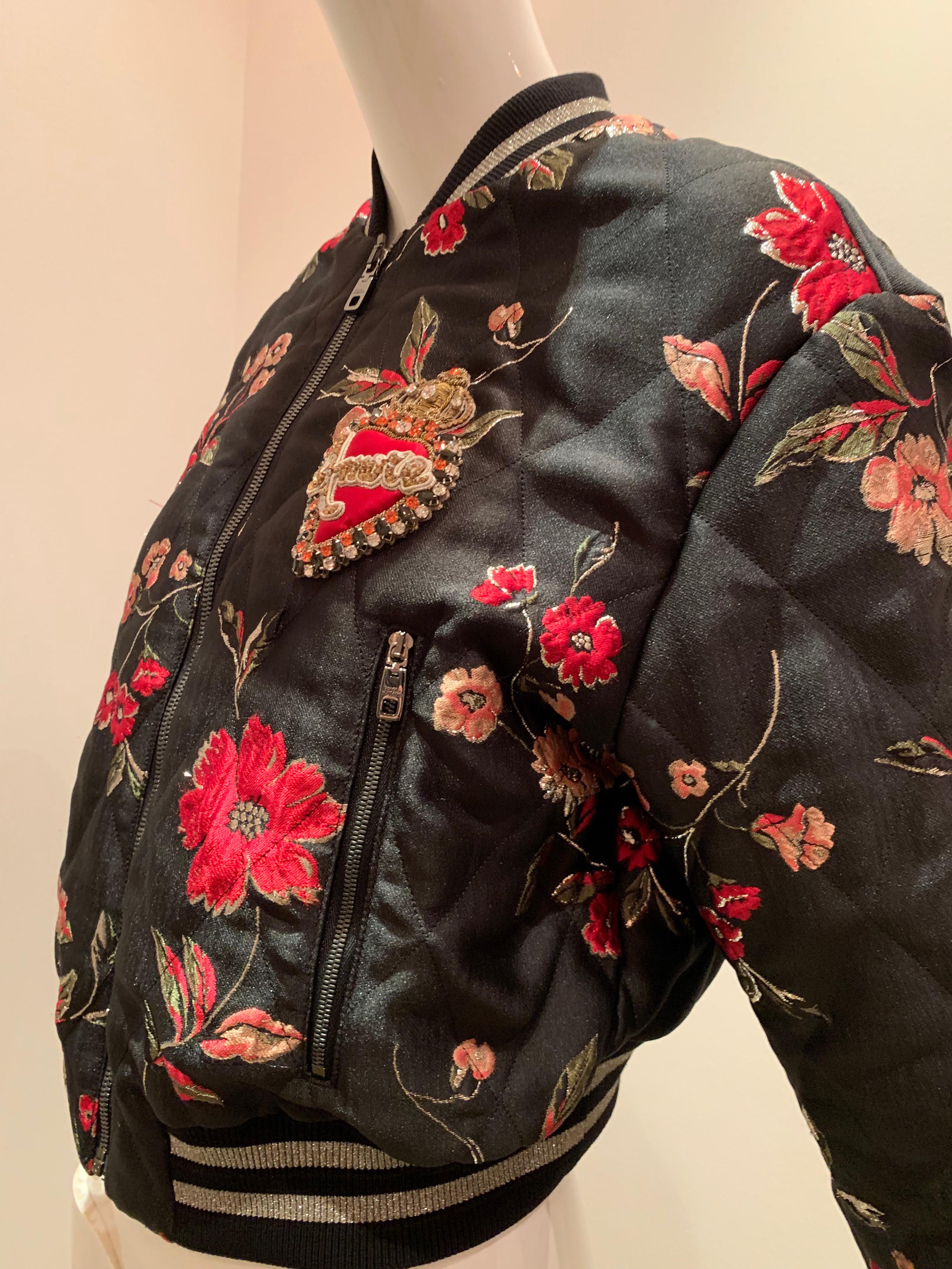 dolce gabbana floral jacket