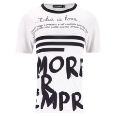 Dolce & Gabbana 'Amore Per Sempre' Cotton T-Shirt