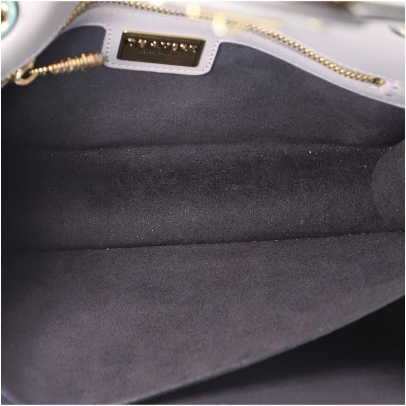 Gray Dolce & Gabbana Amore Shoulder Bag Leather