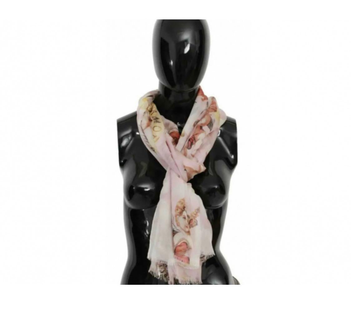 Dolce & Gabbana Angels Amore e
Belezza Printed silk scarf wrap

Size 65cmx200cm

100% silk

Made in Italy

Brand new with the tag.

Please check my other DG clothing &
bags & shoes & accessories! 