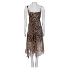 Dolce & Gabbana - Robe en soie à imprimé animalier - IT40/S