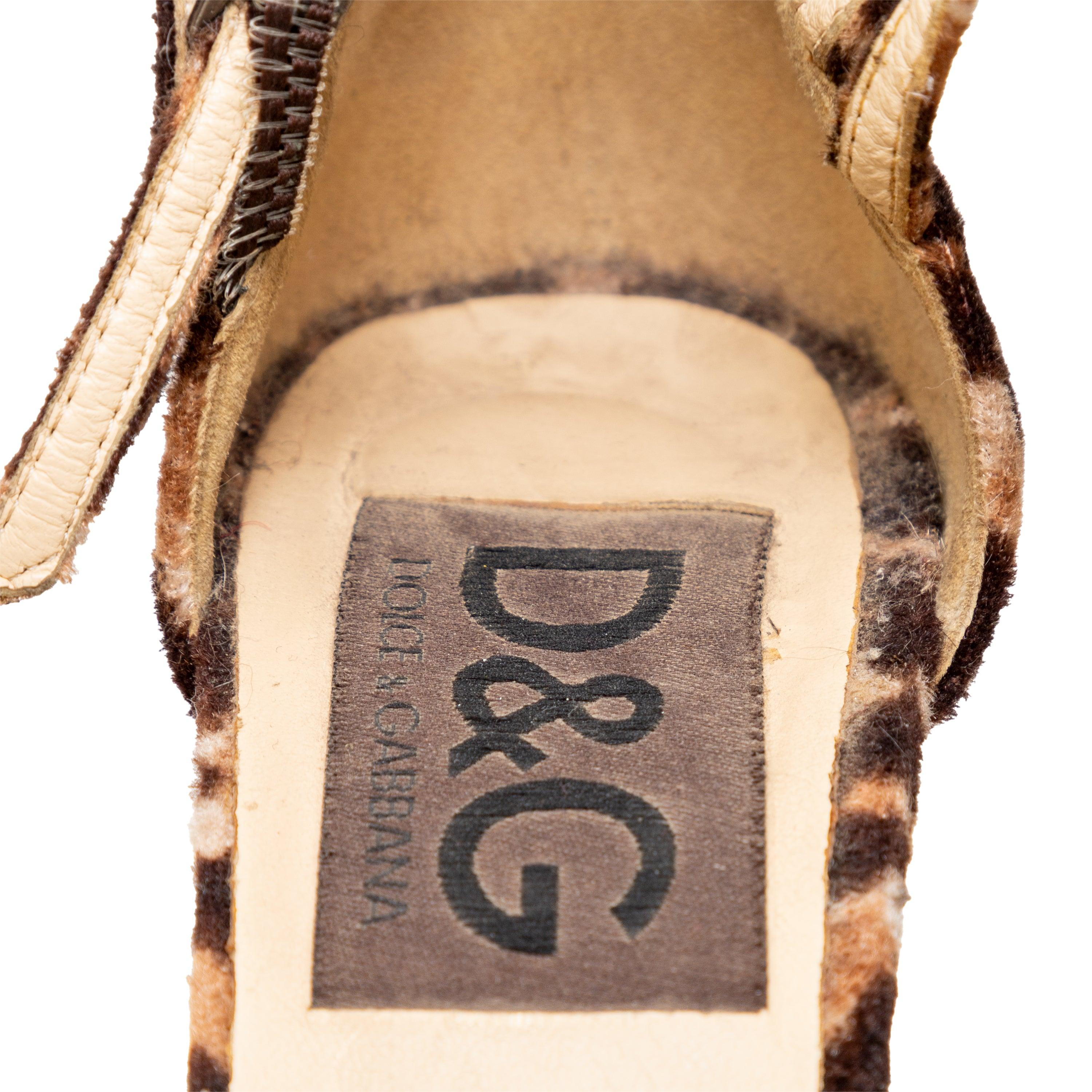 Dolce & Gabbana, tacchi a spillo con stampa animalier - anni '00 in vendita 2