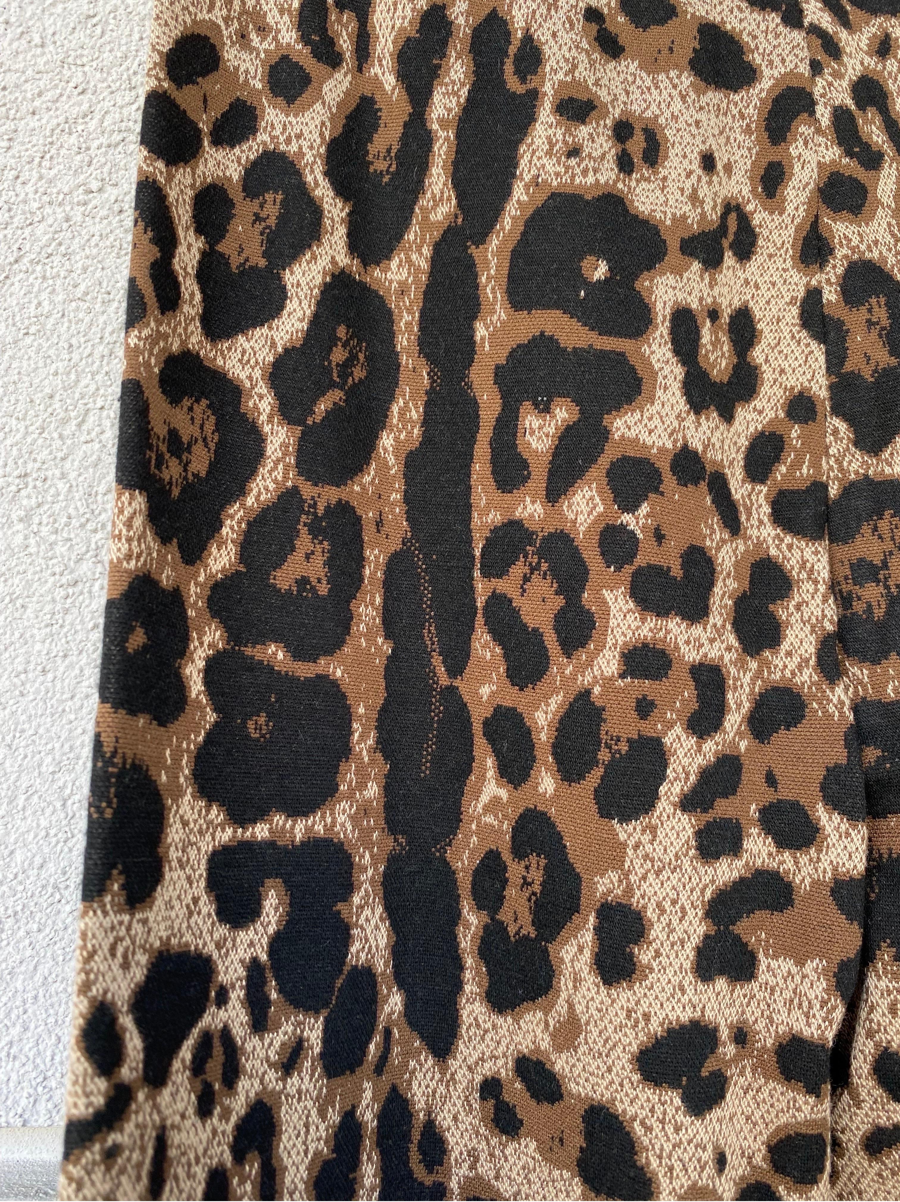 Pantalon legging en jersey animalier Dolce & Gabbana Neuf - En vente à Carnate, IT