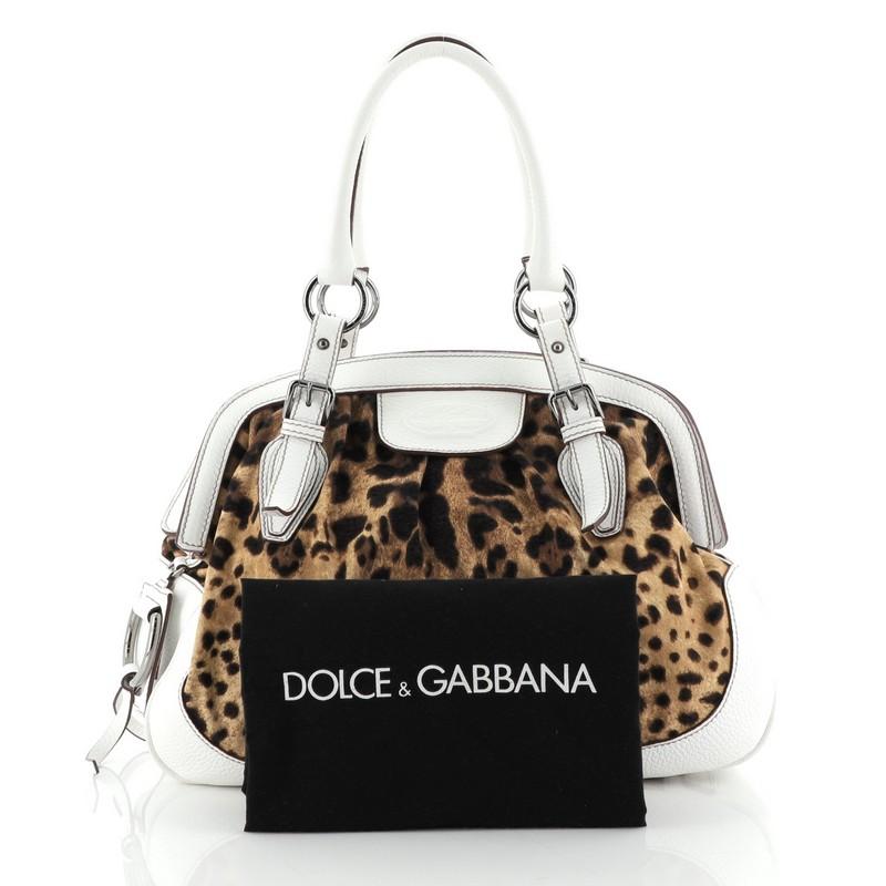 Dolce and gabbana animal print bag outlet