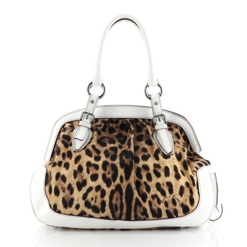 dolce and gabbana animal print bag