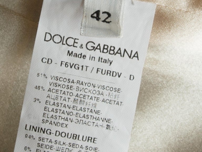 Dolce and Gabbana Aqua Sleeveless Dress For Sale at 1stDibs