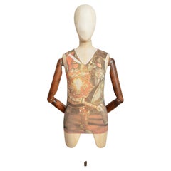 Dolce & Gabbana Archival Renaissance Medieval Knights Mesh Tank Top - Cami Vest