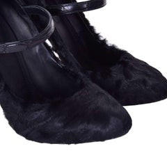 Dolce & Gabbana - Astrakhan Pumps MARY JANE Black EUR 38