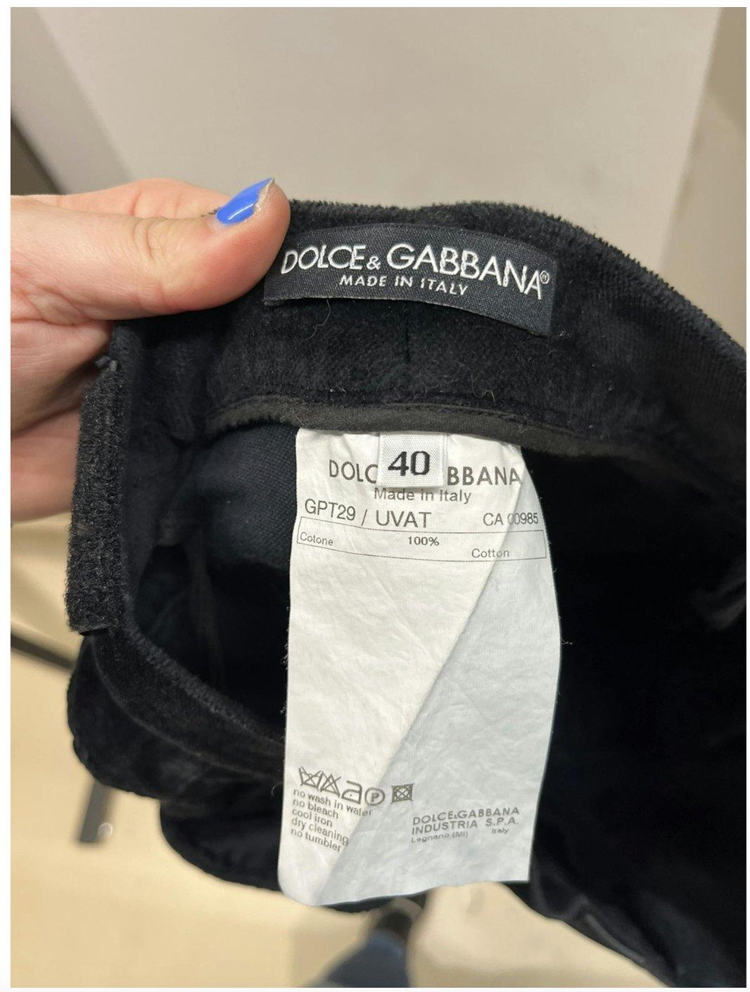 Dolce & Gabbana AW 2003 Velvet Bondage Trousers For Sale 7