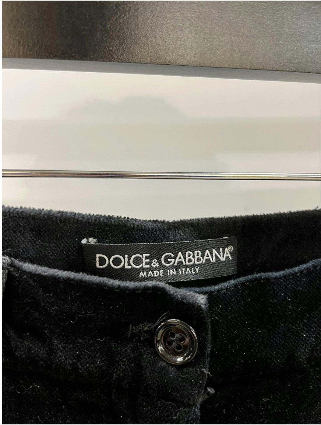 Dolce & Gabbana AW 2003 Velvet Bondage Trousers For Sale 4