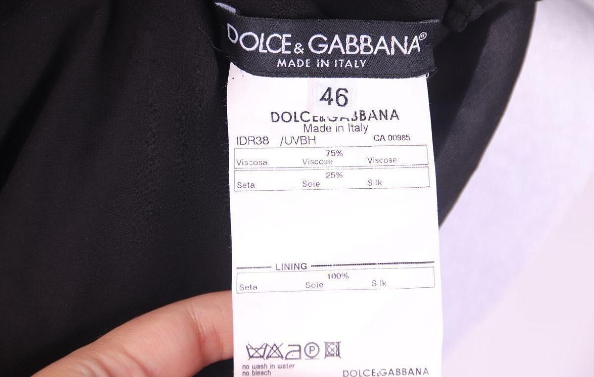 2004 Dolce & Gabbana AW 2004 vintage runway Helmut Newton Dress Fall 2004 For Sale 7