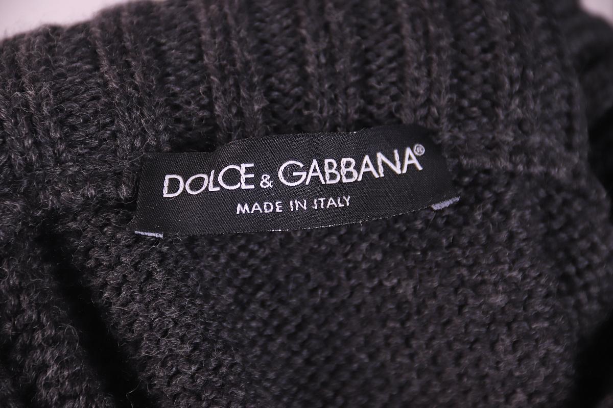 AW 2003 Dolce & Gabbana OG Spiral Zip Chunky Sweater Unisexe en vente