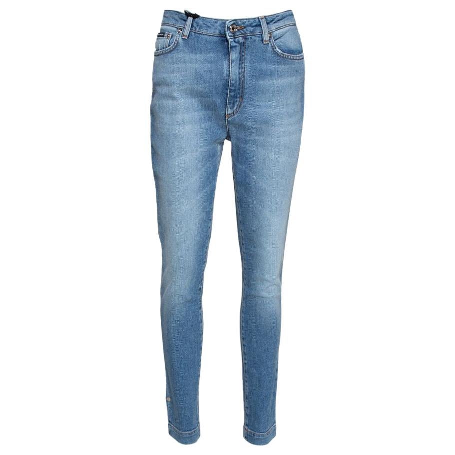 Dolce & Gabbana Azure Stretch Denim Pretty Fit Jeans IT 42