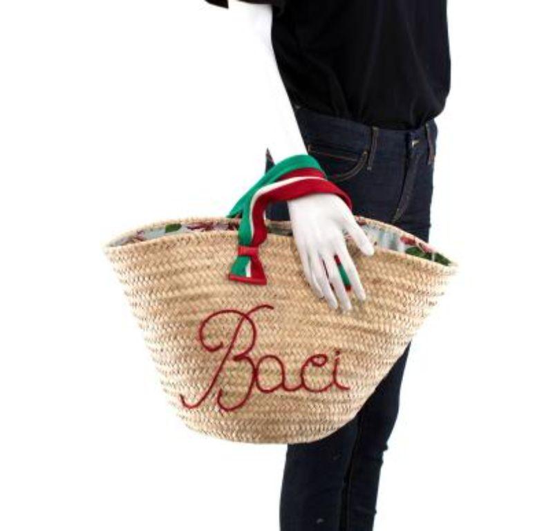 Dolce & Gabbana Baci Kendra Basket Tote For Sale 2