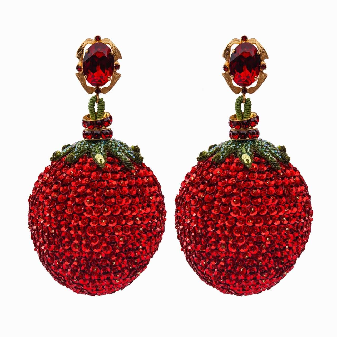sequin christmas earrings