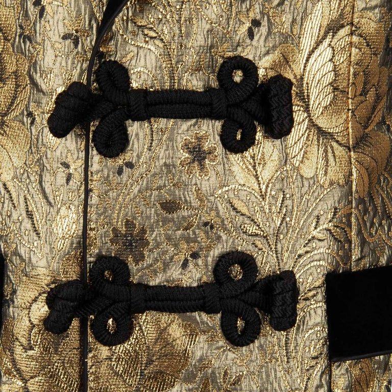 Dolce & Gabbana Black Cotton Royal Bee Embroidery Belt