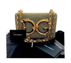 DOLCE & GABBANA: Baroque Logo Shoulder Bag, 2019