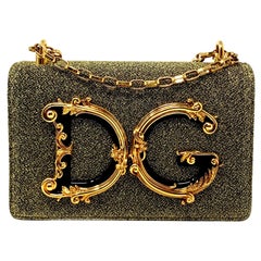 DOLCE & GABBANA: Baroque Logo Shoulder Bag, 2019