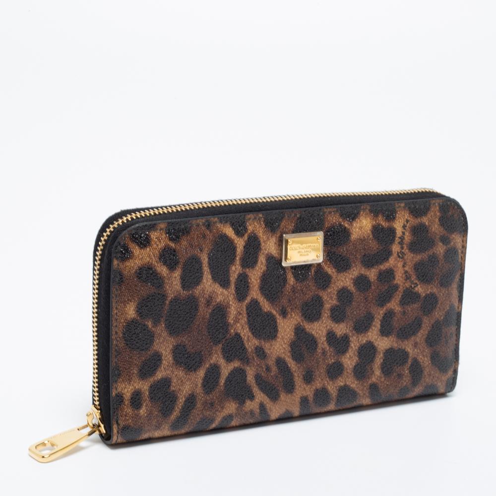 leopard print wallet