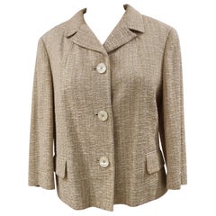 Dolce 
Gabbana beige cotton jacket
