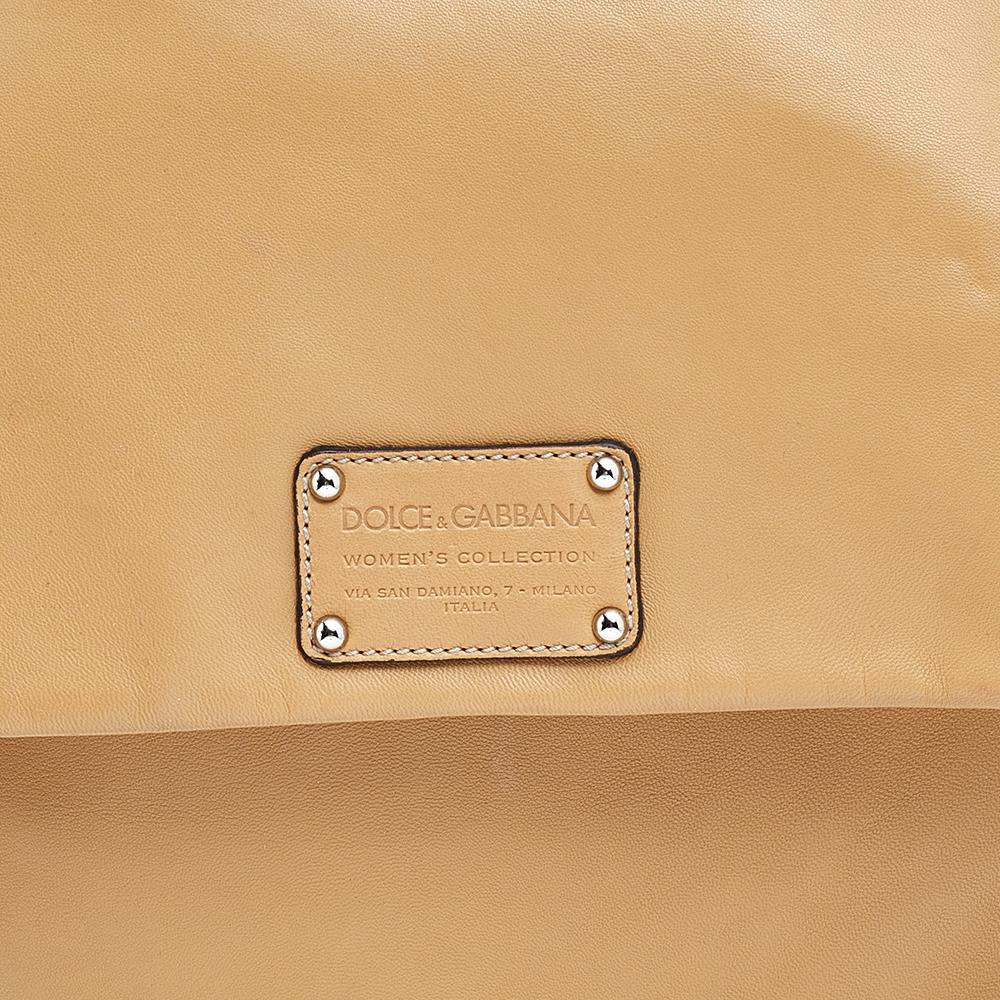Dolce & Gabbana Beige Leather Miss Lexington Bag 3