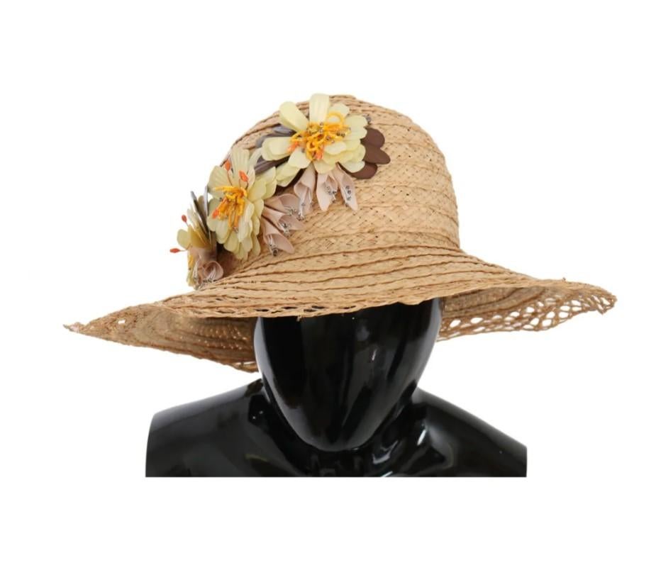 Gorgeous brand new with tags 100% Authentic Dolce & Gabbana Hat



Model: Floral Bucket Hat

Color: Beige

Material: 100% Raffia

Logo Details

Made in Italy




SIZE: Tag size 57 / M

The inside circumference of the hat is 57cm




Dolce & Gabbana