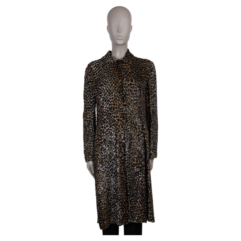 dolce and gabbana leopard sequin dress Dolce & Gabbana Leopard- Chiffon Dress