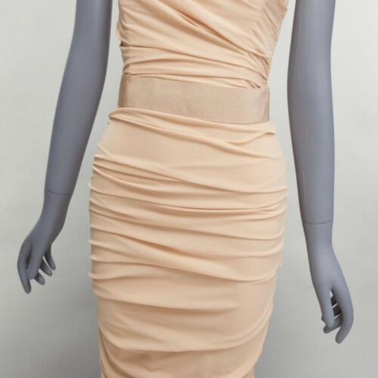 DOLCE GABBANA beige silk ruched strapless corsetted dress IT40 S
Reference: SNKO/A00281
Brand: Dolce Gabbana
Designer: Domenico Dolce and Stefano Gabbana
Material: Silk, Blend
Color: Beige
Pattern: Solid
Closure: Zip
Lining: Nude Fabric
Extra