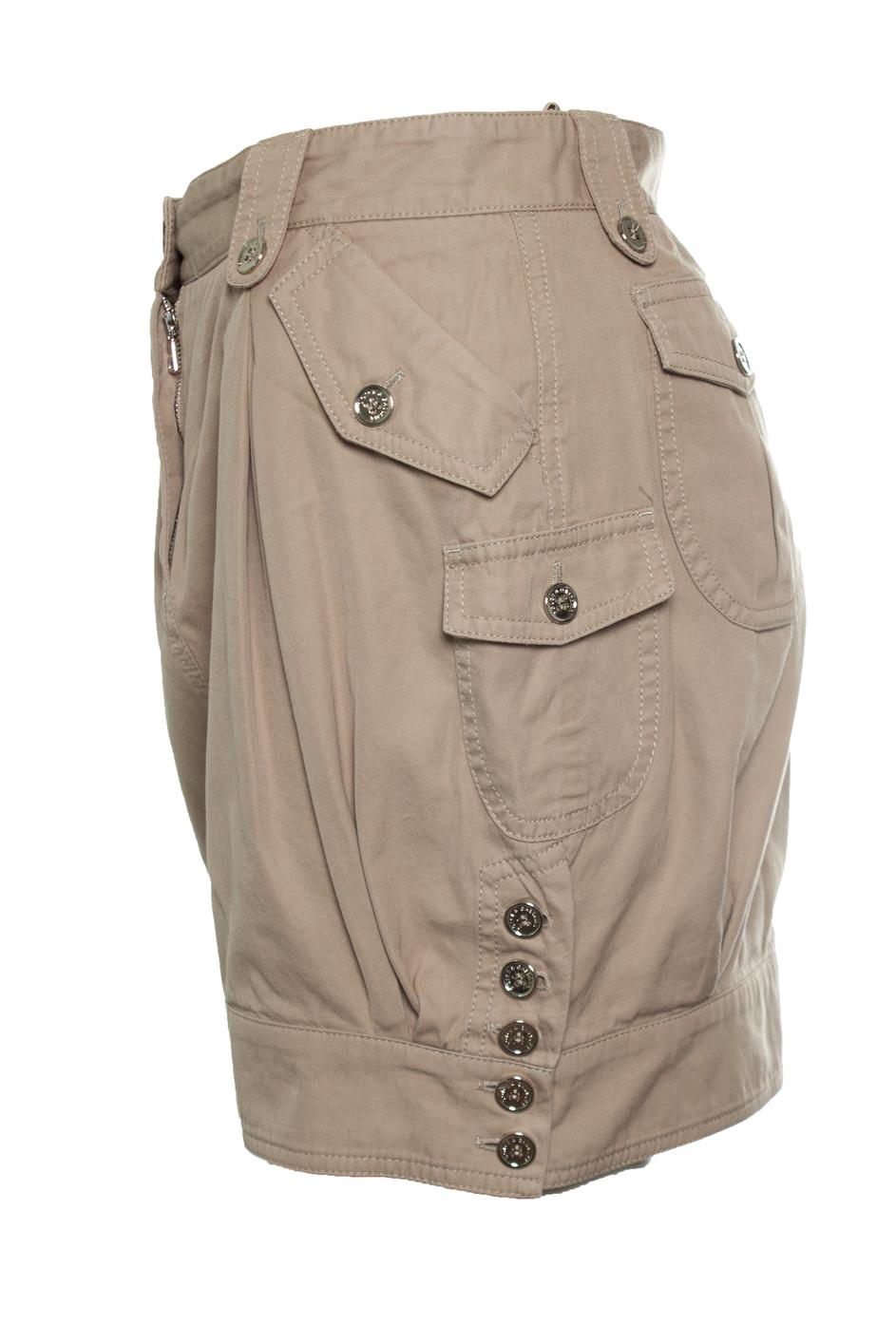 Beige Dolce & Gabbana, beige skirt with buttons For Sale