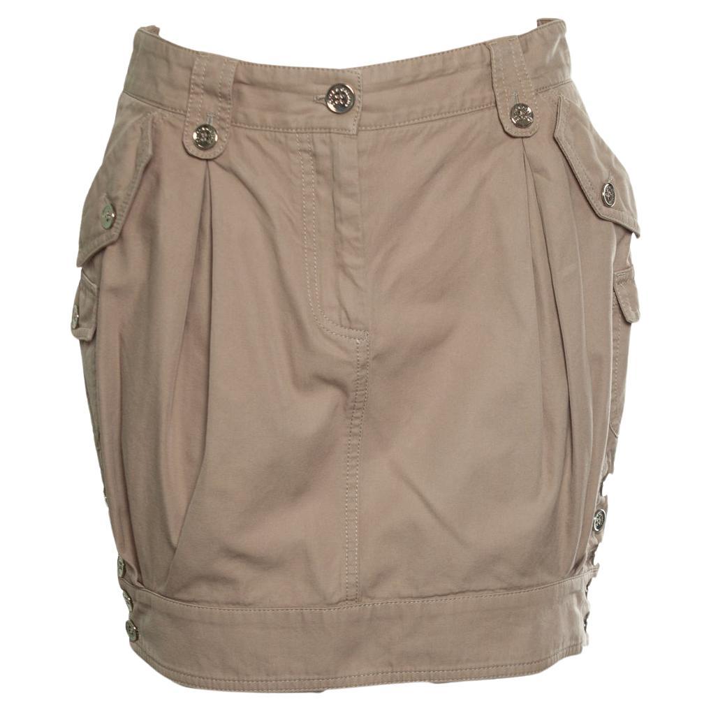 Dolce & Gabbana, beige skirt with buttons For Sale