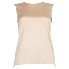 Dolce 
Gabbana Top senza maniche beige taglia S