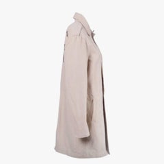 Dolce & Gabbana Beige Trench Coat With Back Graphic- '90s