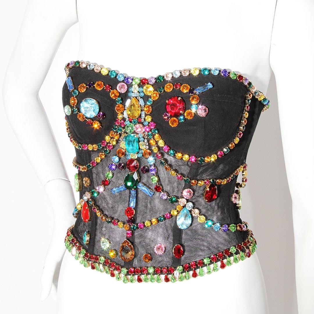 bejewled corset