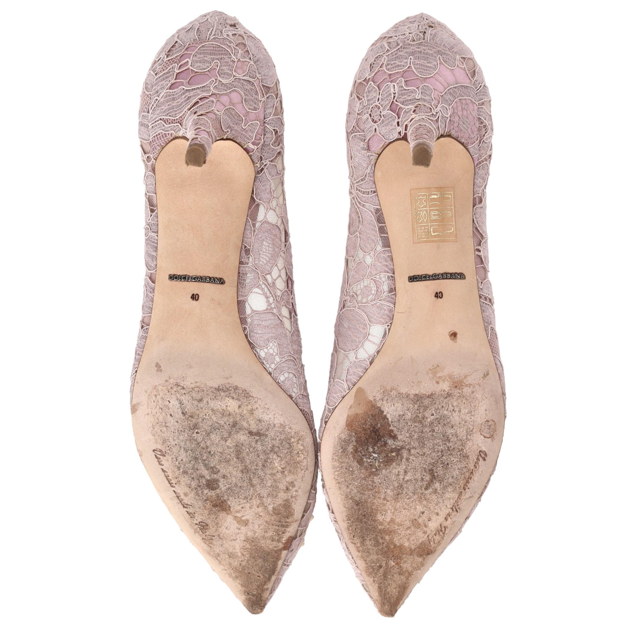 Dolce & Gabbana Bellucci Lace & Crystal Embellished Pumps 2