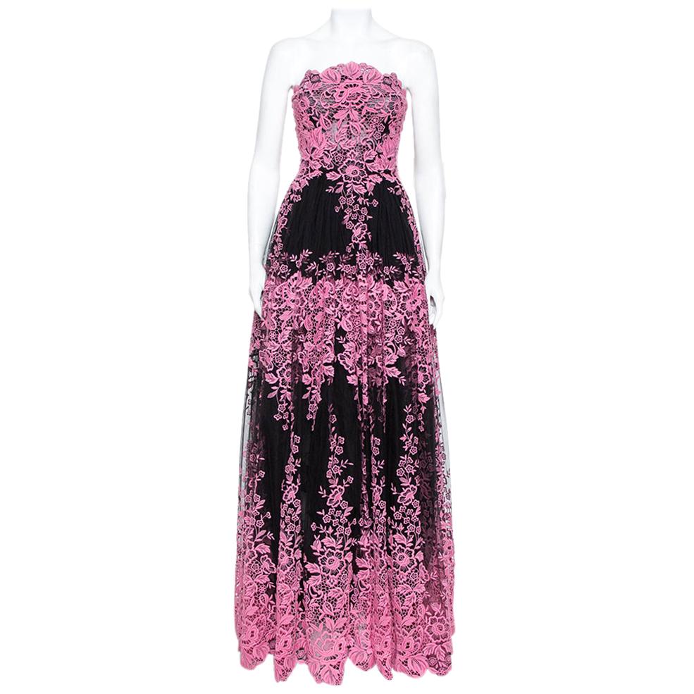 Dolce & Gabbana Bicolor Viscose Long Dress main image 0