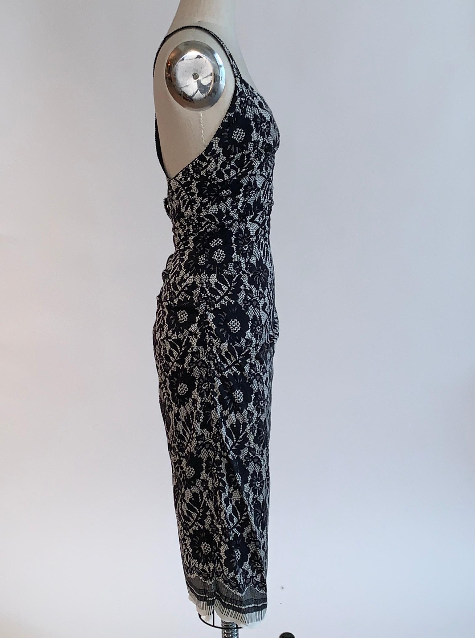 black lace wiggle dress