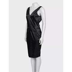 Dolce & Gabbana Black Bodycon Open Back Dress Size IT 44