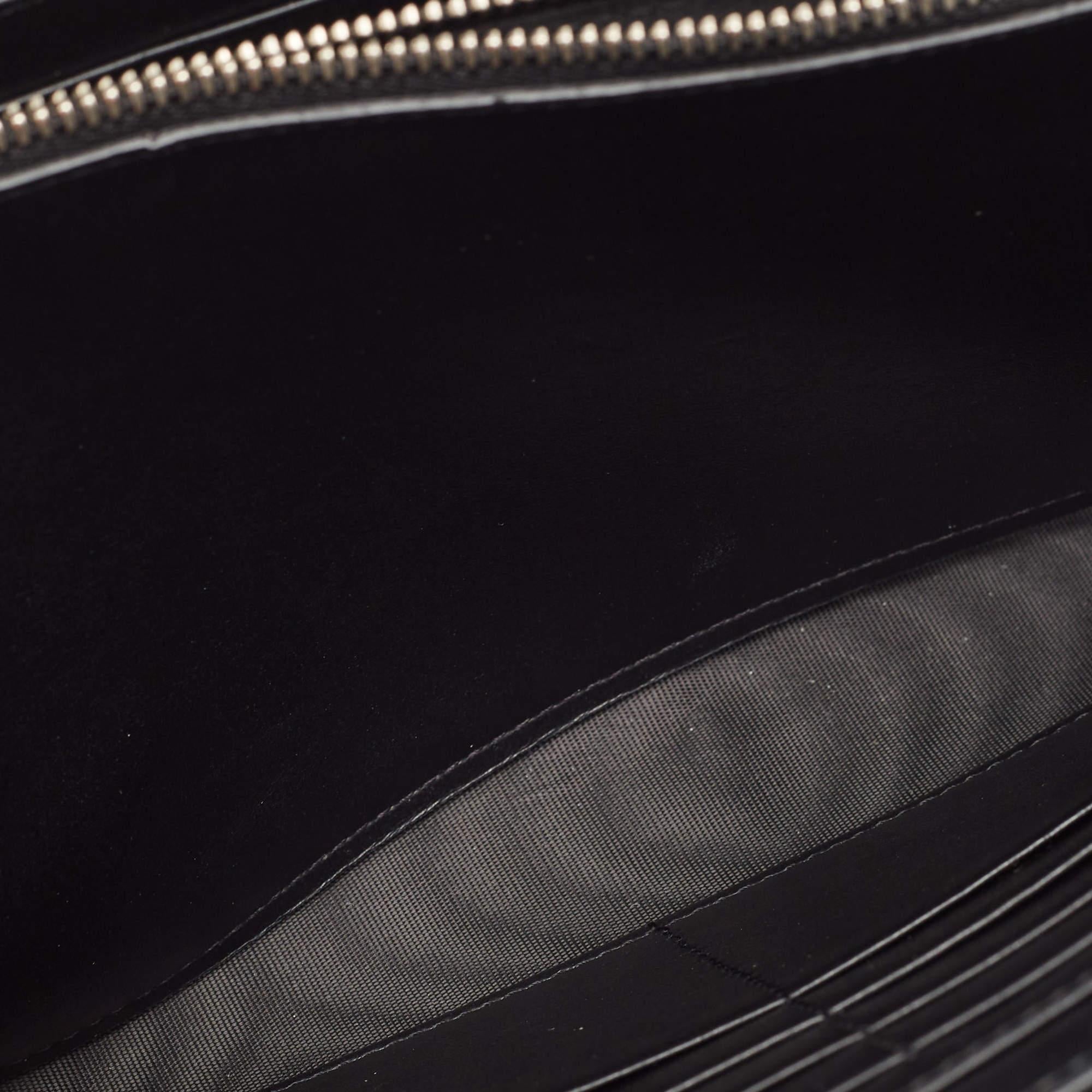 Dolce & Gabbana Black Boom Patch Chain Shoulder Bag For Sale 3