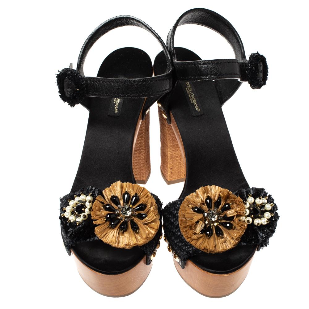 black raffia sandals