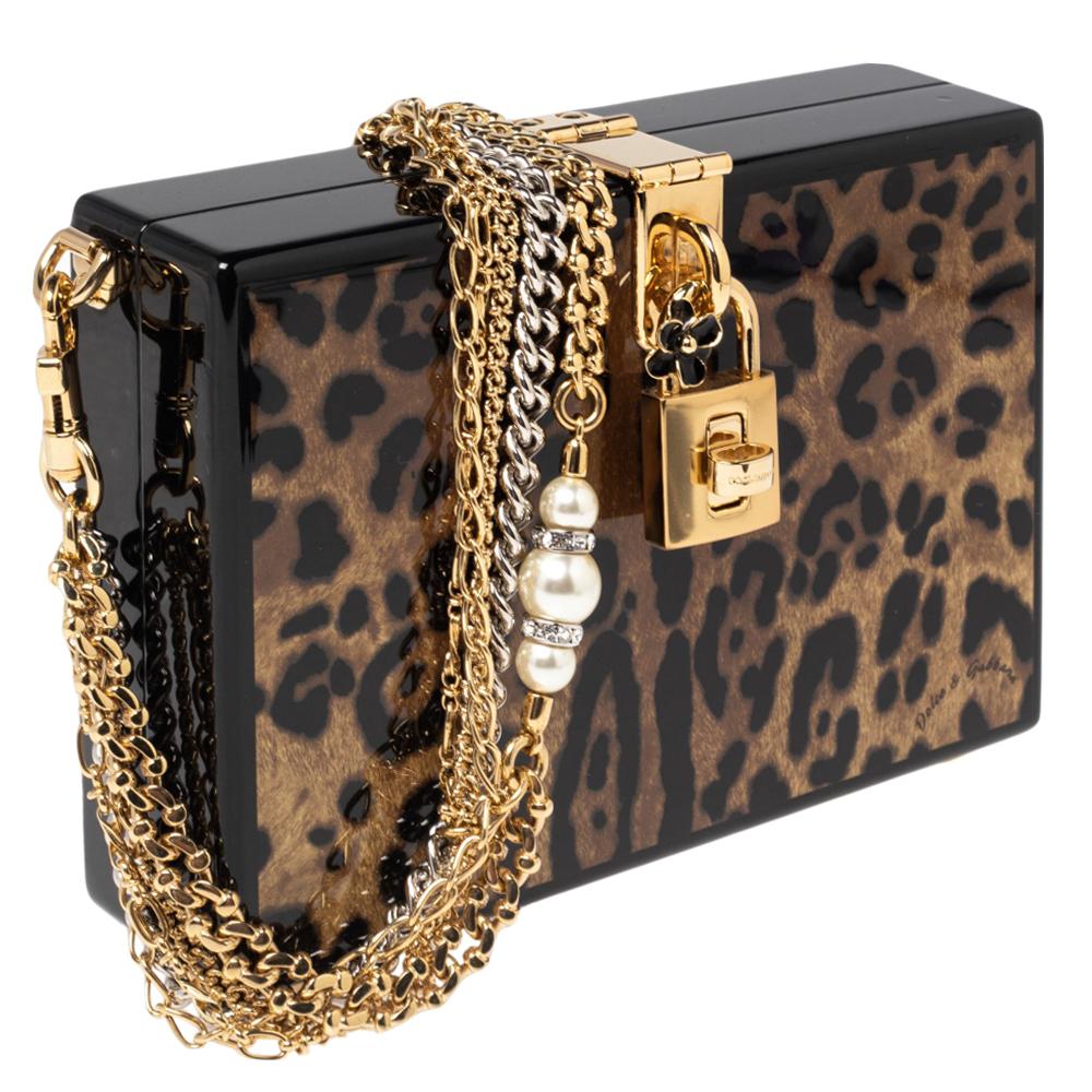 dolce and gabbana leopard print bag