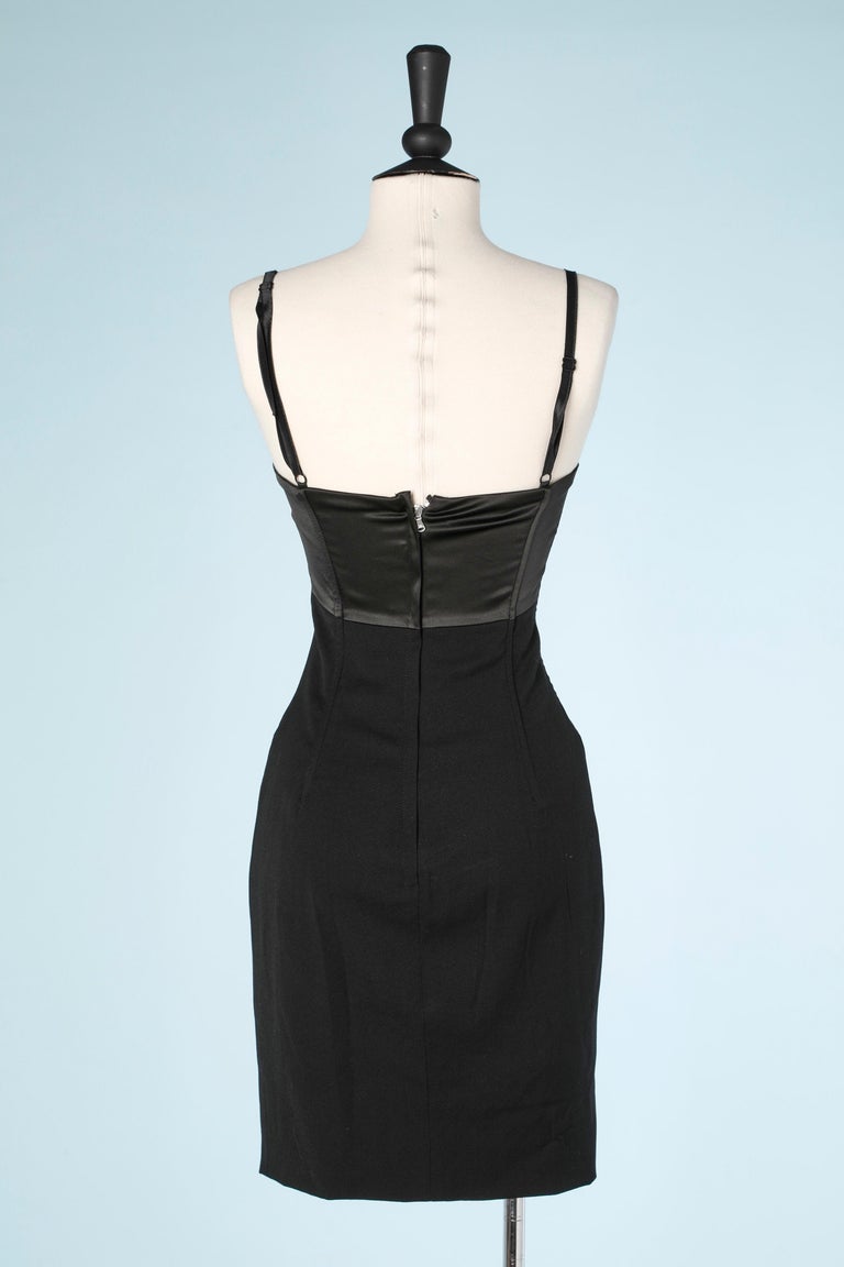 Dolce and Gabbana black bustier dress at 1stDibs