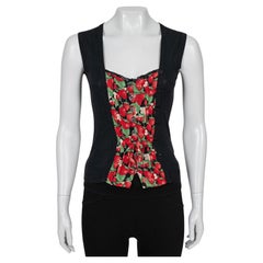Dolce & Gabbana Débardeur boutonné noir - Taille 38/XS