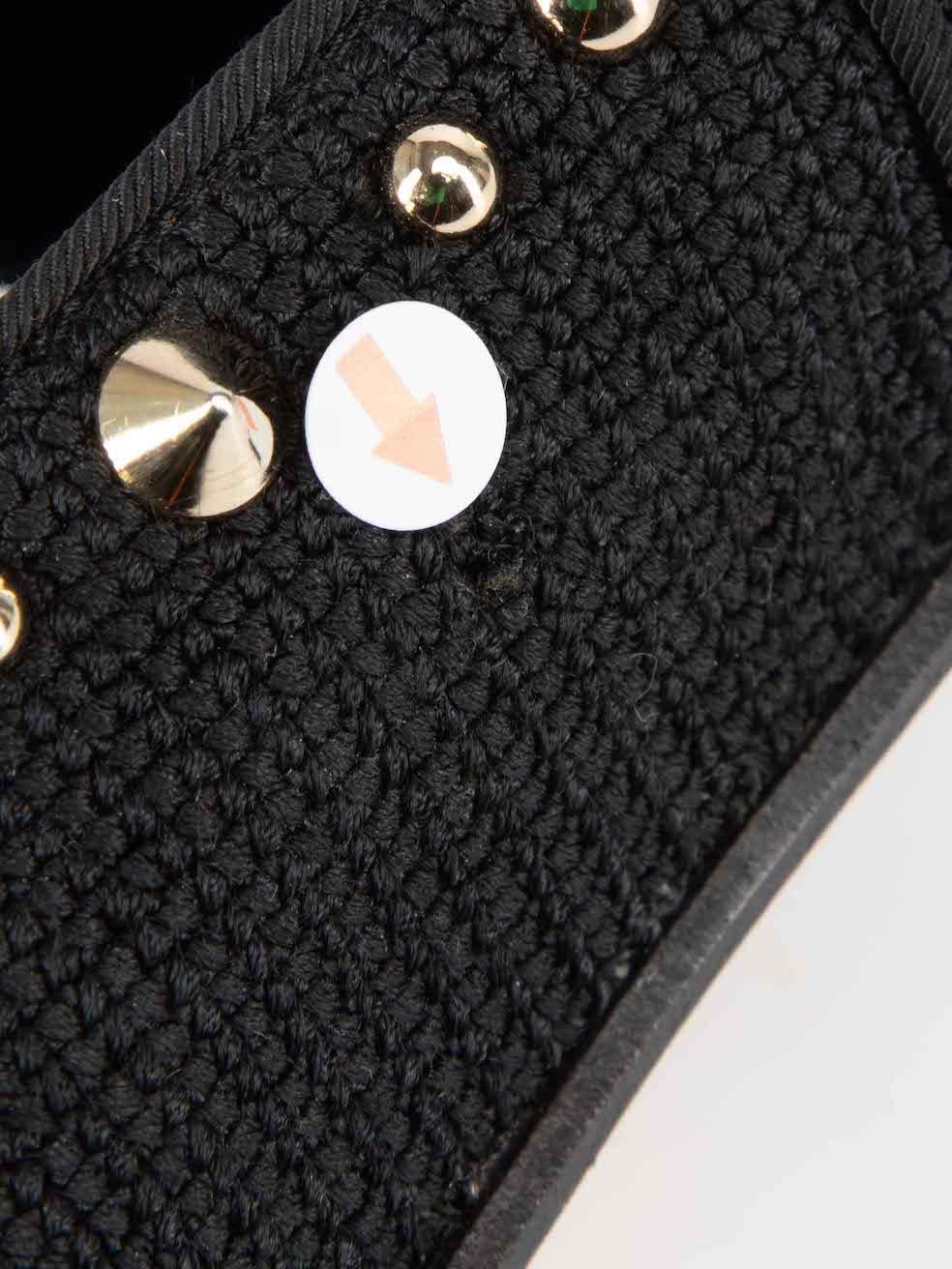 Dolce & Gabbana Black Cherub Embroidered Loafers Size IT 39 1