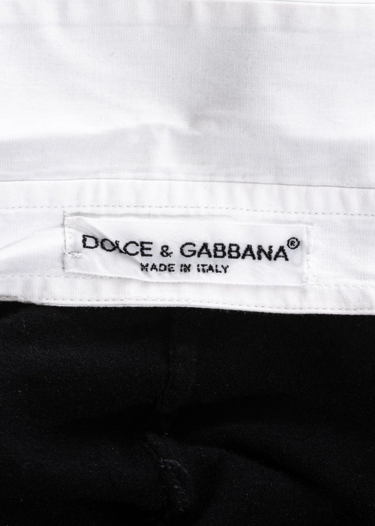 Dolce and Gabbana black corset and leggings set, fw 1992 at 1stDibs