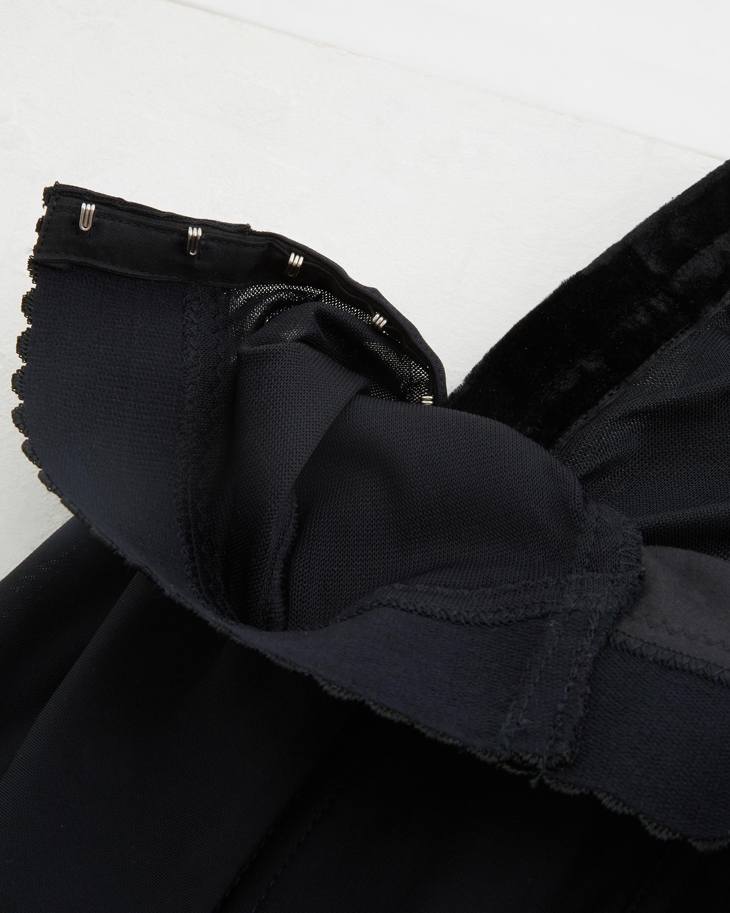 Dolce & Gabbana black corset pencil skirt, ss 1991 2