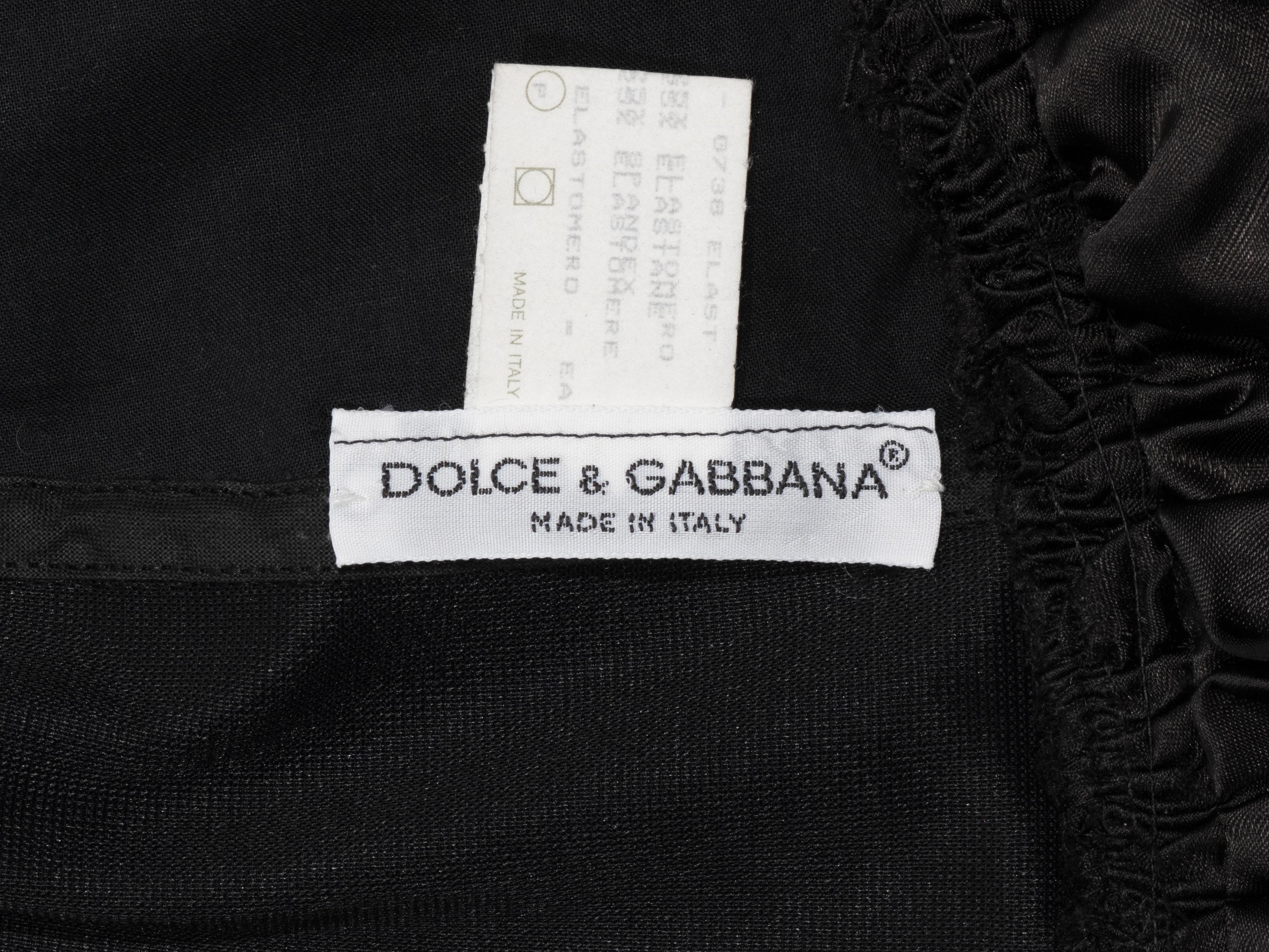 Dolce & Gabbana black corset 'Pin-Up' mini dress, fw 1991 9