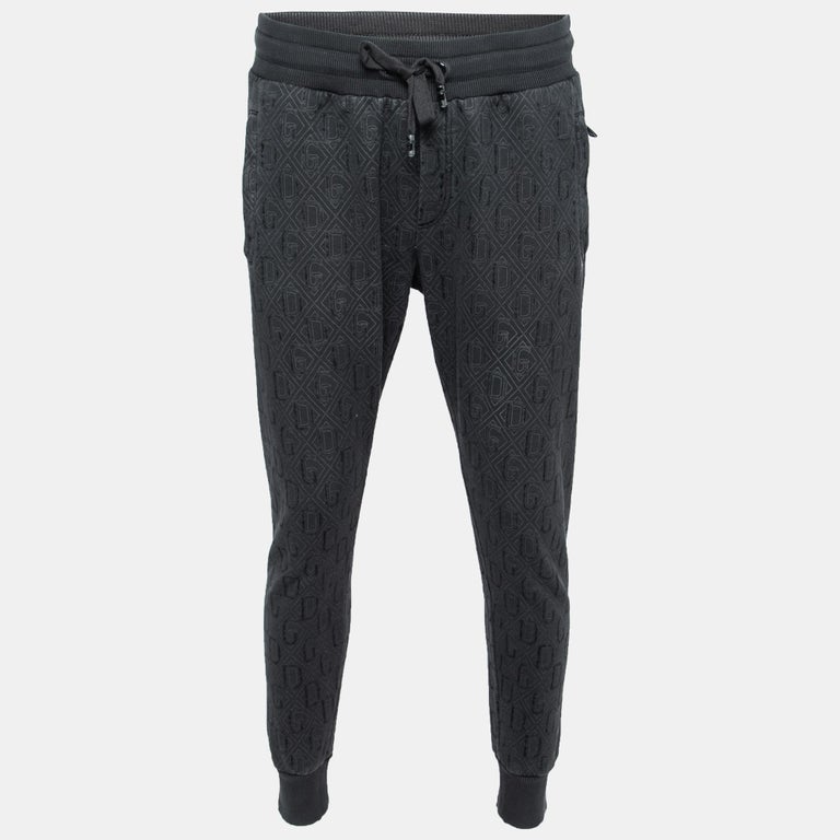 Dolce & Gabbana Black Cotton Skinny Mid Waist Pants main image 1